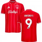 adult & kids Nottingham Forest Soccer Uniform 9 Taiwo Awoniyi Jersey 2526 Home Activewear Red Shirt