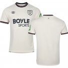 adult & kids West Ham Soccer Uniform Blank Jersey 2526 Away Activewear White Shirt