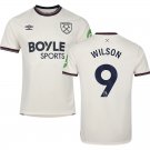 adult & kids West Ham Soccer Uniform 9 Callum Wilson Jersey 2526 Away Activewear White Shirt