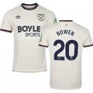adult & kids West Ham Soccer Uniform 20 Jarrod Bowen Jersey 2526 Away Activewear White Shirt