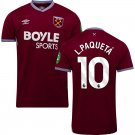 adult & kids West Ham Soccer Uniform 10 Lucas Paquetá Jersey 2526 Home Activewear Burgundy Shirt