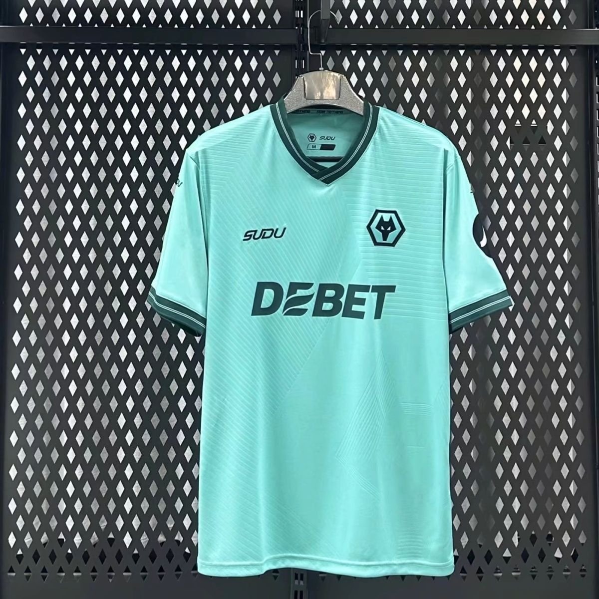 adult & kids Wolverhampton Wanderers Soccer Uniform Blank Jersey 2526 Away Activewear Teal Shirt