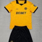 adult & kids Wolverhampton Wanderers Soccer Uniform suit Blank Jersey set 2526 Home Yellow kit