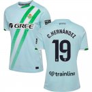 adult unisex Real Betis Soccer Uniform 19 CUCHO HERNANDEZ Jersey 2526 Away Activewear Teal Shirt