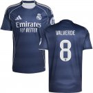 adult & kids Real Madrid Soccer Uniform 8 Federico Valverde Jersey 2526 Away Activewear Blue Shirt