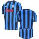 adult unisex Atalanta Soccer Uniform Blank Jersey 2526 Home Activewear Blue Shirt