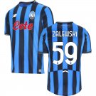 adult unisex Atalanta Soccer Uniform 59 Nicola Zalewski Jersey 2526 Home Activewear Blue Shirt