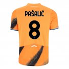 adult & kids Atalanta Soccer Uniform 8 Mario Pasalic Jersey 2526 Third Activewear Orange Shirt