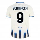 adult & kids Atalanta Soccer Uniform 9 Gianluca Scamacca Jersey 2526 Away Activewear White Shirt
