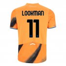 adult & kids Atalanta Soccer Uniform 11 Ademola Lookman Jersey 2526 Third Activewear Orange Shirt