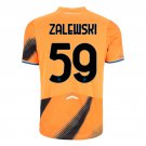adult & kids Atalanta Soccer Uniform 59 Nicola Zalewski Jersey 2526 Third Activewear Orange Shirt
