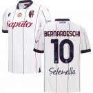 adult & kids Bologna Soccer Uniform 10 Federico Bernardeschi Jersey 2526 Away Activewear White Shirt
