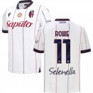 adult & kids Bologna Soccer Uniform 11 Jonathan Rowe Jersey 2526 Away Activewear White Shirt