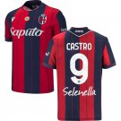 adult & kids Bologna Soccer Uniform 9 Santiago Castro Jersey 2526 Home Activewear Navy Shirt