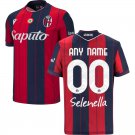 adult & kids Bologna Soccer Uniform 00 Custom name number Jersey 2526 Home Activewear Navy Shirt