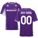 adult unisex Fiorentina Soccer Uniform 00 Custom name number Jersey 2526 Home Activewear Purple