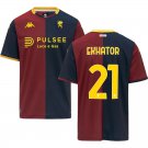 adult unisex Genoa Soccer Uniform 21 Jeff Ekhator Jersey 2526 Home Activewear Navy/Red Shirt