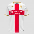 adult unisex Genoa Soccer Uniform Blank Jersey 2526 Away Activewear White Shirt