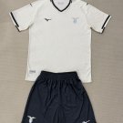 adult & kids Lazio Soccer Uniform suit Blank Jersey set 2526 Away Activewear White Shirt kit