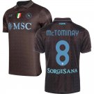 adult & kids Napoli Soccer Uniform 8 Scott McTominay Jersey 2526 Third Activewear Black Shirt