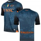 adult unisex Napoli Soccer Uniform Blank Jersey 2526 Halloween Activewear Dark Blue Shirt