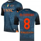 adult unisex Napoli Soccer Uniform 8 Scott McTominay Jersey 2526 Halloween Activewear Dark Blue