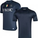 adult unisex Napoli Soccer Uniform Blank Jersey 2526 Third Activewear Navy Shirt