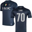 adult unisex Napoli Soccer Uniform 70 Noa Lang Jersey 2526 Third Activewear Navy Shirt
