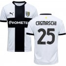 adult & kids Parma Soccer Uniform 25 Benjamin Cremaschi Jersey 2526 Home Activewear White Shirt