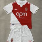 adult & kids Monaco Soccer Uniform suit Blank Jersey set 2526 Home Activewear White Shirt kit