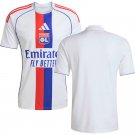 adult & kids Olympique Lyon Soccer Uniform Blank Jersey 2526 Home Activewear White Shirt