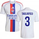 adult & kids Olympique Lyon Soccer Uniform 3 TAGLIAFICO Jersey 2526 Home Activewear White Shirt