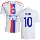 adult & kids Olympique Lyon Soccer Uniform 10 Pavel Sulc Jersey 2526 Home Activewear White Shirt