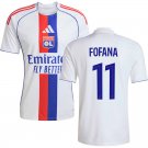 adult & kids Olympique Lyon Soccer Uniform 11 Malick Fofana Jersey 2526 Home Activewear White Shirt