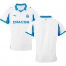 adult & kids Olympique Marseille Soccer Uniform Blank Jersey 2526 Home Activewear White Shirt