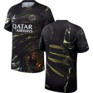 adult & kids Paris Saint-Germain Soccer Uniform Blank Jersey 2526 Night Edition Activewear Black
