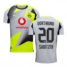 adult & kids Borussia Dortmund Soccer Uniform 20 Marcel Sabitzer Jersey 2526 Away Activewear Grey