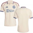 adult & kids Ajax Soccer Uniform Blank Jersey 2526 Third Activewear Beige Shirt
