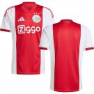 adult & kids Ajax Soccer Uniform Blank Jersey 2526 Home Activewear Red Shirt