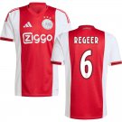 adult & kids Ajax Soccer Uniform 6 REGEER Jersey 2526 Home Activewear Red Shirt