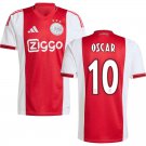 adult & kids Ajax Soccer Uniform 10 Oscar Gloukh Jersey 2526 Home Activewear Red Shirt