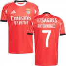 adult & kids Benfica Soccer Uniform 7 Kerem Akturkoglu Jersey 2526 Home Activewear Red Shirt