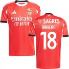adult & kids Benfica Soccer Uniform 18 Leandro Barreiro Jersey 2526 Home Activewear Red Shirt