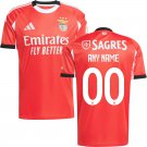 adult & kids Benfica Soccer Uniform 00 Custom name number Jersey 2526 Home Activewear Red Shirt