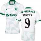 adult & kids Sporting Lisbon Soccer Uniform 9 HARDER Jersey 2526 Fourth Activewear White Shirt