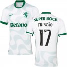 adult & kids Sporting Lisbon Soccer Uniform 17 Francisco Trincão Jersey 2526 Fourth Shirt White