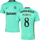 adult & kids Sporting Lisbon Soccer Uniform 8 Pedro Gonçalves Jersey 2526 Third Activewear Green
