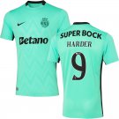 adult & kids Sporting Lisbon Soccer Uniform 9 HARDER Jersey 2526 Third Activewear Green