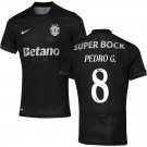 adult & kids Sporting Lisbon Soccer Uniform 8 Pedro Gonçalves Jersey 2526 Away Activewear Black