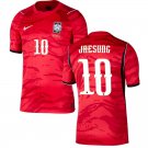 adult & kids South Korea National Soccer Uniform 10 Jaesung Lee Jersey Home 2026 Activewear Red